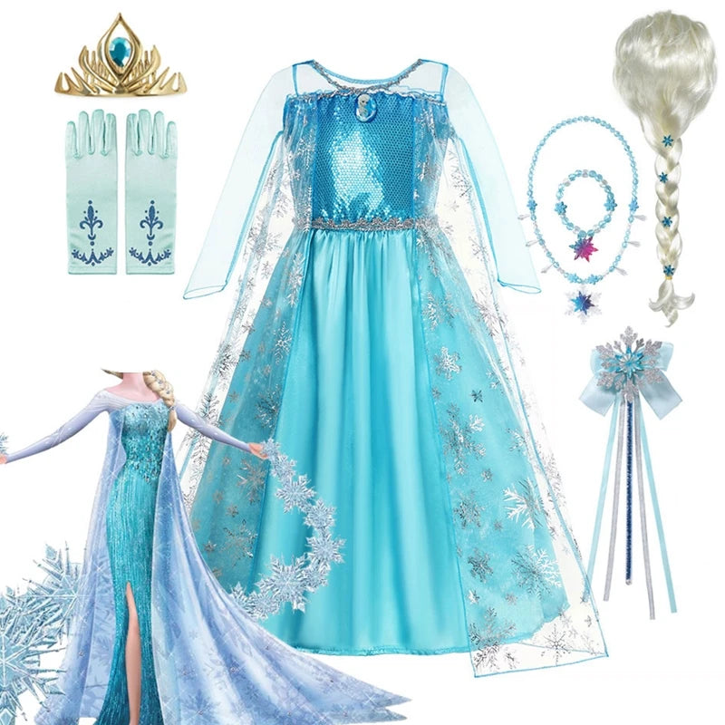 Elsa Snow Queen Costume